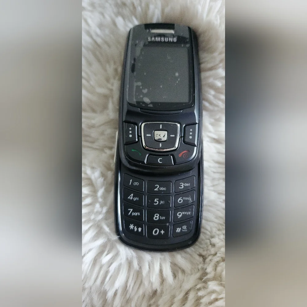 Samsung Black Slide Phone